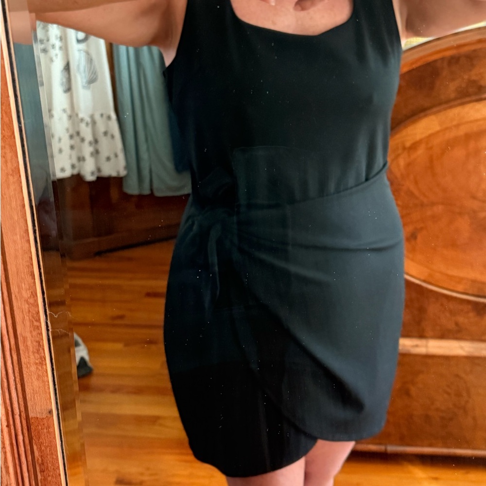 Express Black Sleeveless Mini Dress